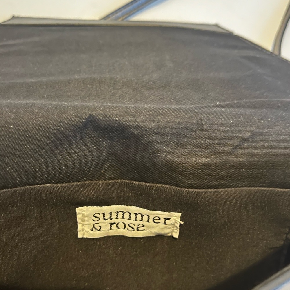 Steel grey metallic Summer & Rose crossbody bag - Picture 2 of 6